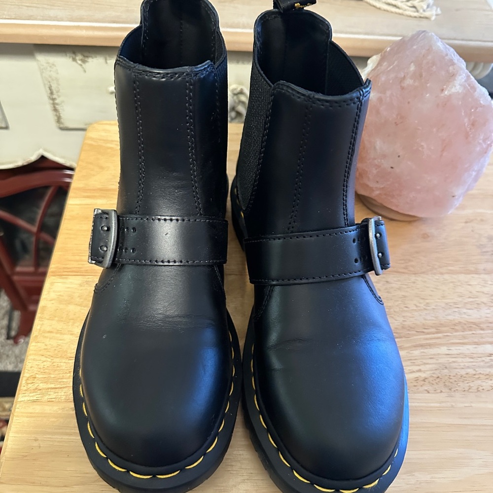 Dr Martens Ladies Black Boots. Tried on, never worn outside size 8